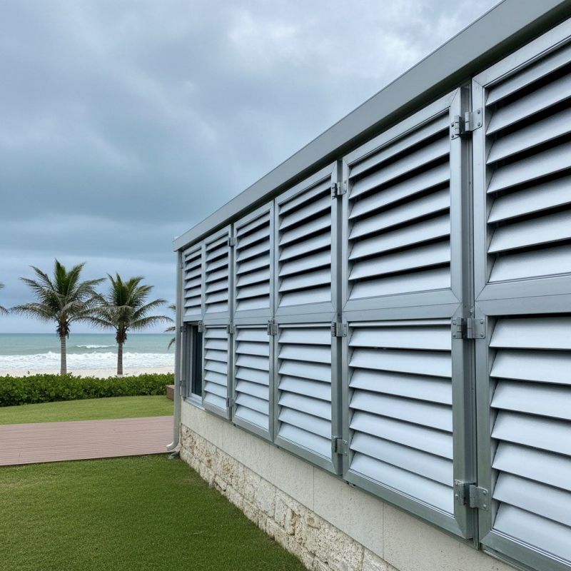 Hurricane Shutter Installation in Arvada, CO